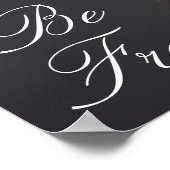 Golden Retriever mit Schmetterling auf seiner Nase Poster (Ecke)