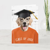 Golden Retriever mit schwarzer Spitze Karte (Vorderseite)