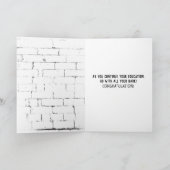 Golden Retriever mit schwarzer Spitze Karte (Innenseite)