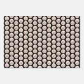 Golden Retriever mit Tennis Ball Malerei Hund Kuns Geschenkpapier Set (Vorderseite 3)