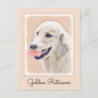 Golden Retriever mit Tennis Ball Malerei Hund Kuns