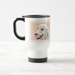 Golden Retriever mit Tennis Ball Malerei Hund Kuns Reisebecher