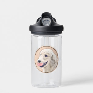 Golden Retriever mit Tennis Ball Malerei Hund Kuns Trinkflasche