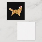 Golden Retriever Mitteilungskarte (Vorne/Hinten)