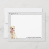 Golden Retriever Mitteilungskarten (Vorderseite)