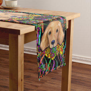Golden Retriever Mittelgroßer Tischläufer
