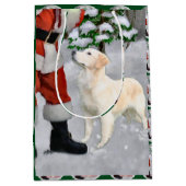 Golden Retriever Mittlere Geschenktüte (Vorderseite)