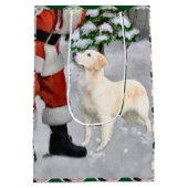 Golden Retriever Mittlere Geschenktüte (Rückseite)