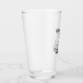 Golden Retriever Moderne Kunst niedlicher Hund züc Glas (Rechts)