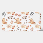 Golden Retriever Mom Pattern Case-Mate iPhone Hülle (Rückseite (Horizontal))