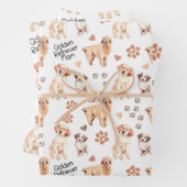 Golden Retriever Mom Pattern Geschenkpapier Set (Beispiel)