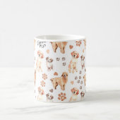 Golden Retriever Mom Pattern Kaffeetasse (Mittel)