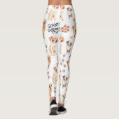 Golden Retriever Mom Pattern Leggings (Rückseite)