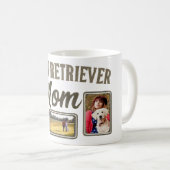 Golden Retriever Mom Personalized Mug - Custom Kaffeetasse (VorderseiteRechts)