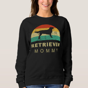 Golden Retriever Mommy Hund Mama Retro Vintag Grun Sweatshirt