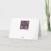 Golden Retriever Mother's Day Tea Party Karte (Rückseite)