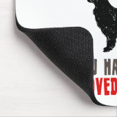 Golden retriever mousepad (Ecke)