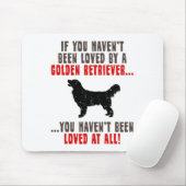 Golden retriever mousepad (Mit Mouse)