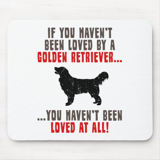 Golden retriever mousepad (Vorne)