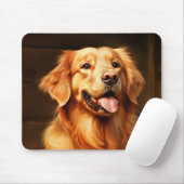 Golden Retriever Mousepad (Mit Mouse)