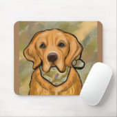 Golden Retriever Mousepad (Mit Mouse)