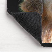 Golden retriever Mousepad glücklicher Welpe (Ecke)