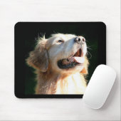 Golden retriever Mousepad glücklicher Welpe (Mit Mouse)