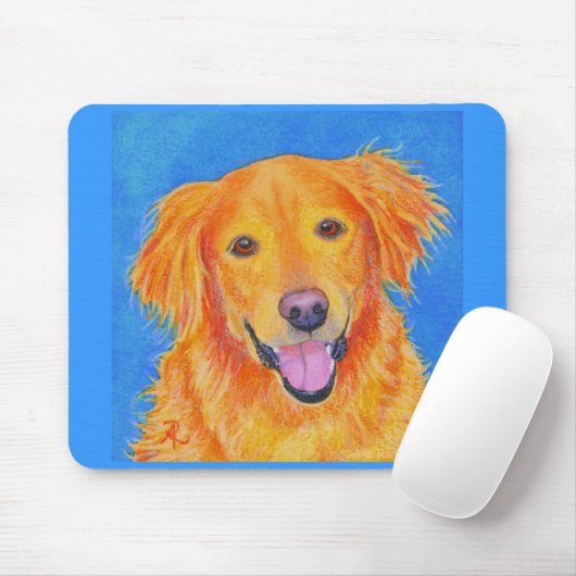 Golden retriever Mousepad - "Sydney " (Mit Mouse)