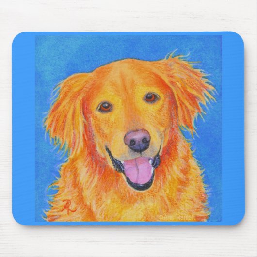 Golden retriever Mousepad - "Sydney " (Vorne)