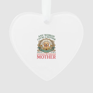 Golden Retriever Mutter Hund Sonnenblumen Bienen_1 Ornament