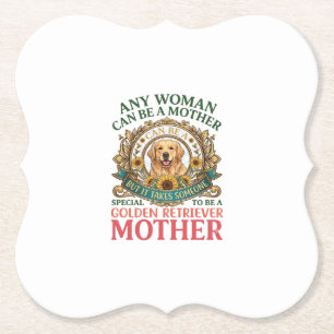 Golden Retriever Mutter Hund Sonnenblumen Bienen_1 Untersetzer