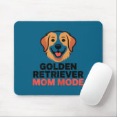Golden Retriever Mutter-Modus lustiger Hunde-Liebh Mousepad (Mit Mouse)