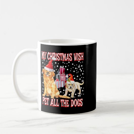 Golden Retriever My Christmas Wish Pet All The D Kaffeetasse (Links)