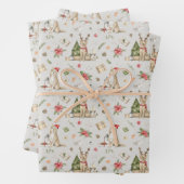 Golden Retriever Nahtlose Papiertücher Geschenkpapier Set (Beispiel)