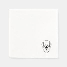 Golden Retriever Napkin Serviette