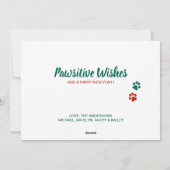 Golden Retriever Niedlich Dog Frohe Weihnachten (Rückseite)