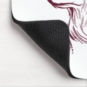 Golden Retriever Niedlich Hundeschema Mousepad (Ecke)