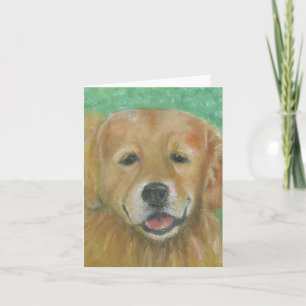 Golden Retriever Note Card Karte