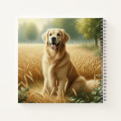 Golden Retriever Notizblock (Rückseite)
