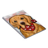 Golden Retriever Notizblock (Rechte Seite)