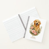 Golden Retriever Notizblock (Innenseite)