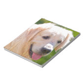 Golden Retriever Notizblock (Rotiert)