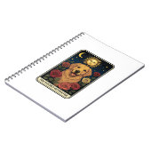 Golden Retriever Notizblock (Linke Seite)