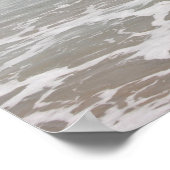 Golden Retriever Ocean Poster (Ecke)