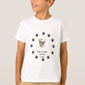 Golden Retriever Orchid Circle T-Shirt (Vorderseite)