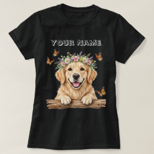 Golden Retriever Original-Hund-Design T-Shirt