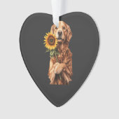 Golden Retriever    Ornament (Vorderseite)