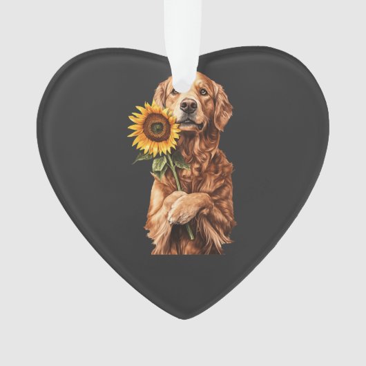 Golden Retriever    Ornament (Vorderseite)