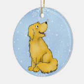 Golden Retriever Ornament (Links)