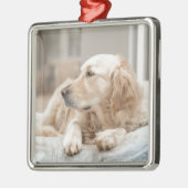 Golden Retriever Ornament Aus Metall (Links)
